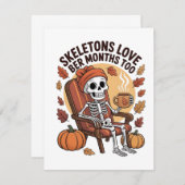 スケルトンだってベル月が大好きすぎて怖い ノートカード (正面/裏面)