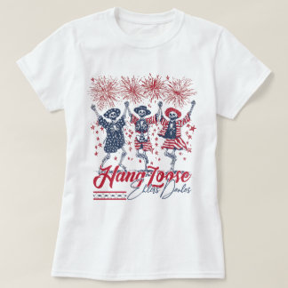 スケルトンつるEDSルーズ認識度7月4日 Tシャツ