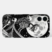 スケルトンとハープ III Case-Mate iPhoneケース (裏面 (横))