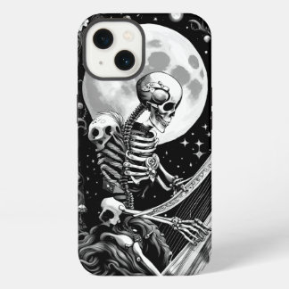 スケルトンとハープ III iPhone 13ケース