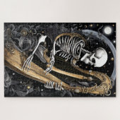 スケルトンとハープI ジグソーパズル (横)