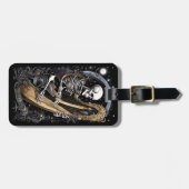 スケルトンとハープI ラゲッジタグ (正面横)