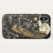 スケルトンとハープII Case-Mate iPhoneケース (裏面(横))