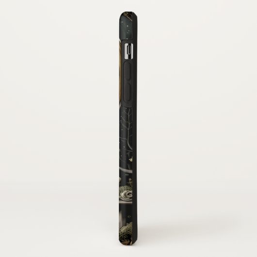 スケルトンとハープII Case-Mate iPhoneケース (裏面/左)