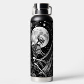 スケルトンとハープIII ウォーターボトル (背面)