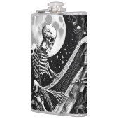 スケルトンとハープIII フラスク (左)