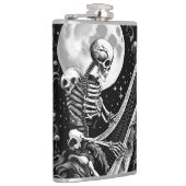 スケルトンとハープIII フラスク (右)