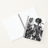 スケルトンとバラ ノートブック (内部)