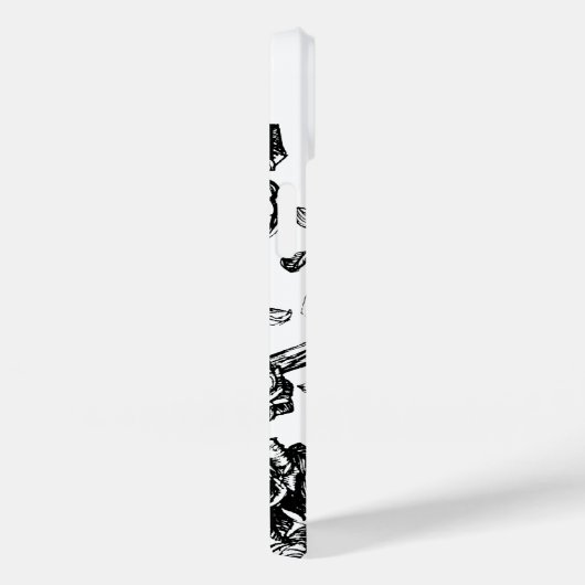 スケルトンとバラ Case-Mate iPhoneケース (裏面 / 右)