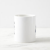 スケルトンと友人インコスチューム秋シーズンホール コーヒーマグカップ (中央)
