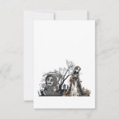 スケルトンと死骸の花嫁。 サンキューカード (正面)