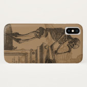 +[スケルトンと死]+ Case-Mate iPhoneケース (裏面(横))