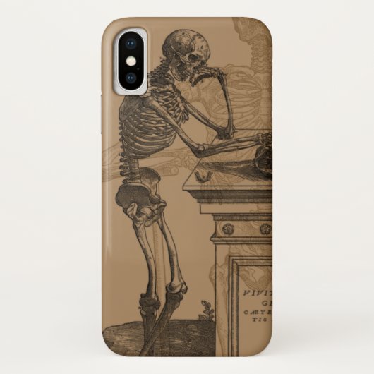 +[スケルトンと死]+ Case-Mate iPhoneケース (裏面)