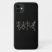スケルトンと面白いハロウィーンの恋人のダンス Case-Mate iPhoneケース (裏面)