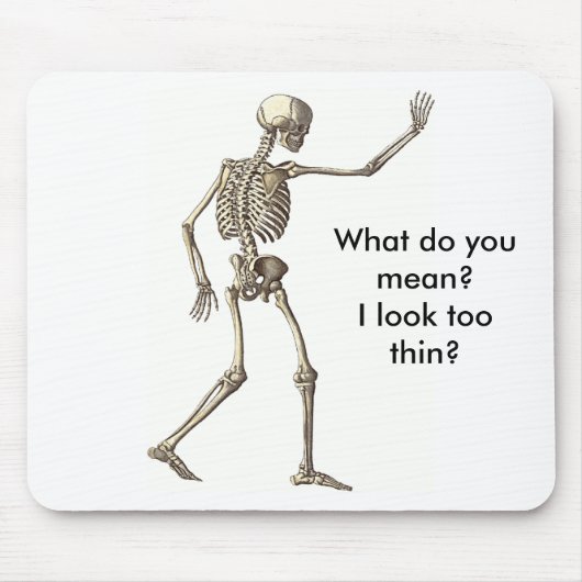 スケルトンなびくマウスパッド マウスパッド (正面)