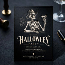 スケルトンのおばけコックテイルパーティ 大人のハロウィン