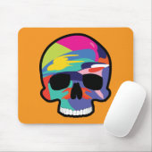 スケルトンのアート マウスパッド (マウス)