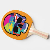 スケルトンのアート 卓球ラケット (横)