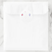 スケルトンのイースターエッグを染めたいとき ラウンドシール (バッグ)