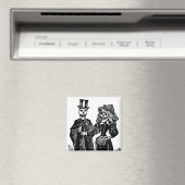 スケルトンのカップル - マグネット #3 (インサイチュ (食洗機))