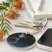 スケルトンのキーチェーン キーホルダー (正面右)