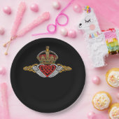 スケルトンのクラスダグカラー ペーパープレート (パーティー)