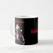 スケルトンのクリスマスパーティー コーヒーマグカップ (正面左)