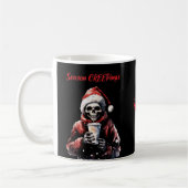 スケルトンのクリスマスパーティー コーヒーマグカップ (左)
