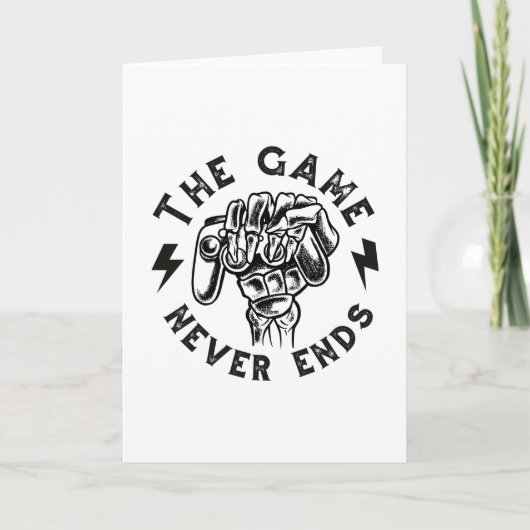 スケルトンのゲーミングハンド カード (正面)