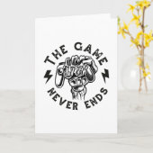 スケルトンのゲーミングハンド カード (黄色い花)