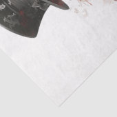 スケルトンのゴシック様式のエレガンス結婚を切り離す 薄葉紙 (詳細)