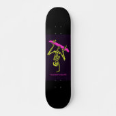 スケルトンのスケートボード「BONE TO BE WILD」 スケートボード (正面)