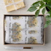 スケルトンのトリックまたはトリートメントホワイトハロウィーン 薄葉紙 (ギフト)