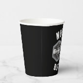 スケルトンのハロウィンの中で死んだほうがずっといいよ 紙コップ (右)