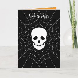 スケルトンのハロウィン シーズンカード