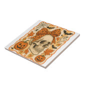 スケルトンのハロウィン タイル (側面)