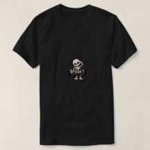 スケルトンのハロウィンTシャツ