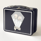 スケルトンのブリッジ メタルランチボックス (正面)