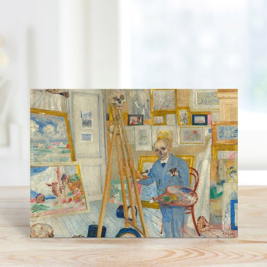 スケルトンのペインター | James Ensor カード