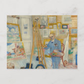 スケルトンのペインター | James Ensor ポストカード (正面)
