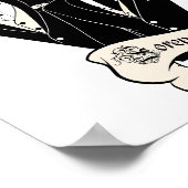 スケルトンのルーム ポスター (角)