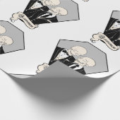 スケルトンのルーム ラッピングペーパー (角)