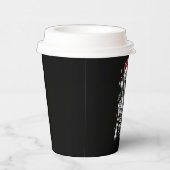 スケルトンの中に死んだクリスマスコーヒージャーギフト 紙コップ (右)