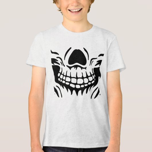 スケルトンの口 トライブレンドＴシャツ (正面)