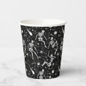 スケルトンの宇宙バックグラウンド 紙コップ (左)