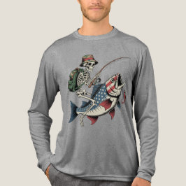 スケルトンの愛国フィッシング トライブレンドＴシャツ