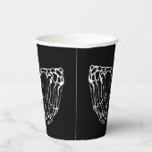 スケルトンの手が死ぬまでカップルシャワー 紙コップ (右)