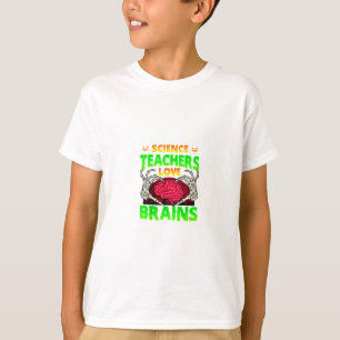 スケルトンの手のハート おもしろデザイン Tシャツ