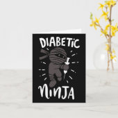 スケルトンの手 ハートマーク レトロ ハロウィン コスチューム カード (黄色い花)