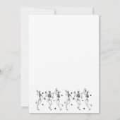 スケルトンの死まで我々のパーティーバチェロレッテ 招待状 (裏面)